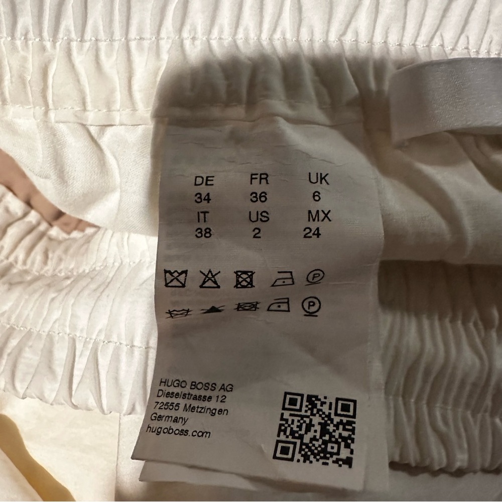 HUGO BOSS Trekina High Waist Joggers Ivory - Picture 9 of 12